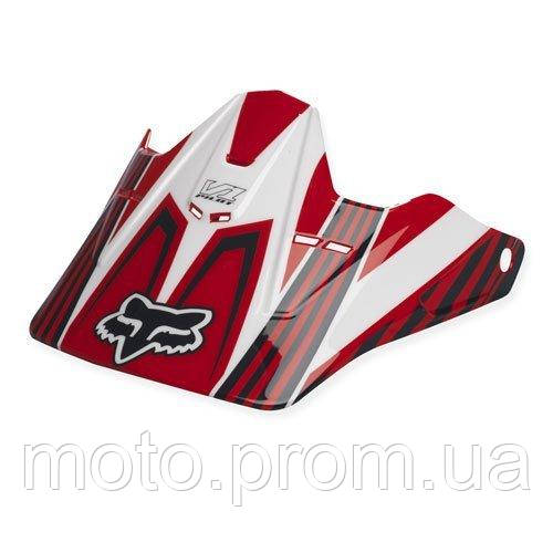 Козирок FOX V1 Helmet Visor - Race [Red] One Size