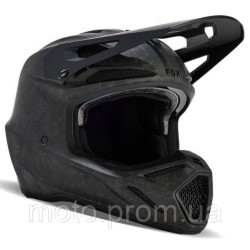 Шолом FOX V3 RS CARBON SOLID HELMET [Matte Black] L