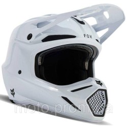 Шолом FOX V3 RS CARBON SOLID HELMET [White] L