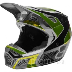 Шолом FOX V3 RS MIRER HELMET [Flo Yellow] M