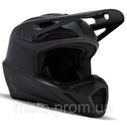 Шолом FOX V3 SOLID HELMET [Matte Black] XL