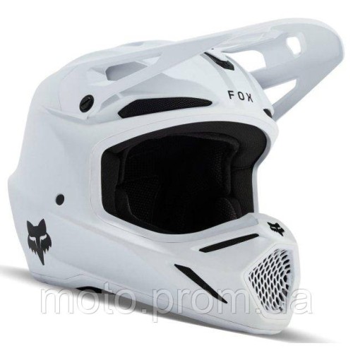 Шолом FOX V3 SOLID HELMET [Matte White] L