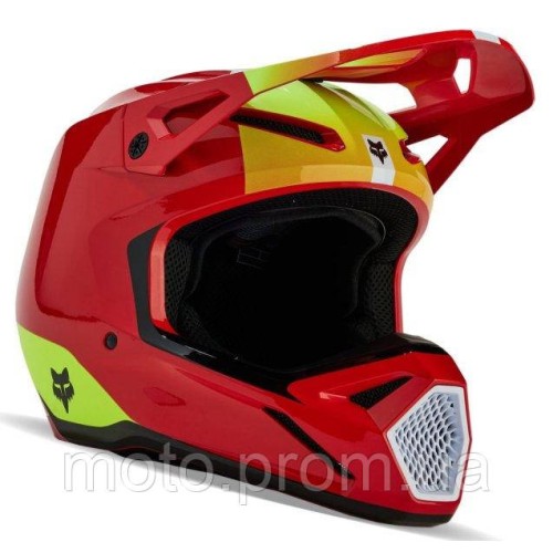 Шолом FOX YTH V1 BALLAST HELMET [Flo Red] YS