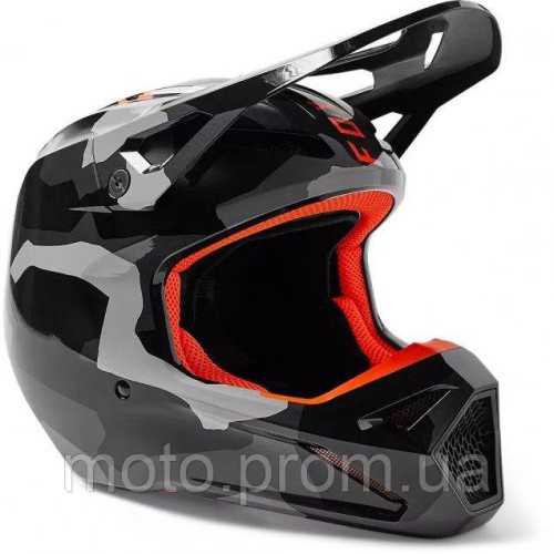 Шолом FOX YTH V1 BNKR HELMET [Grey] YS