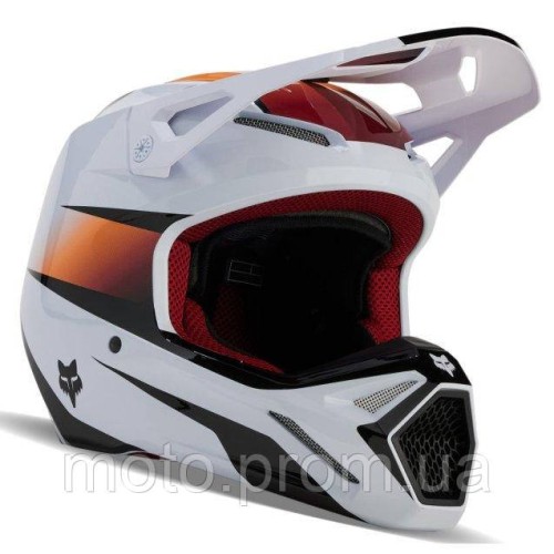 Шолом FOX YTH V1 FLORA HELMET [White] YL