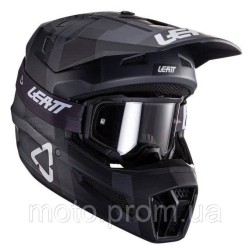 Шолом LEATT Helmet Moto 3.5 + Goggle [Black] M