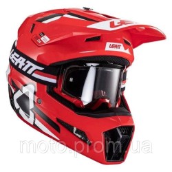 Шолом LEATT Helmet Moto 3.5 + Goggle [Red] M