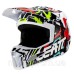 Шолом LEATT Helmet Moto 3.5 + Goggle [Zebra] S