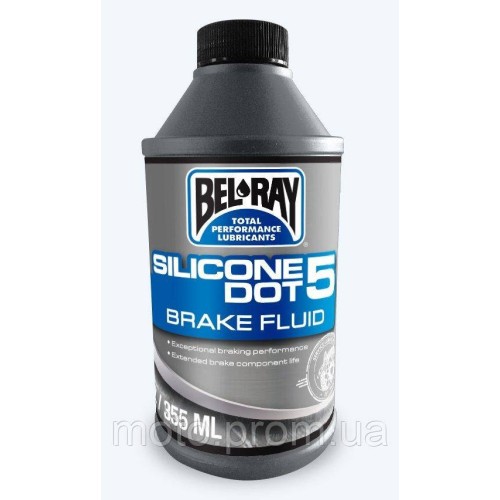 Гальмівна рідина Bel-Ray DOT 5 Brake Fluid SILICONE  [355мл] Silicone