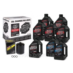 Комплект Maxima V-TWIN MILWAUKEE-EIGHT Oil Change Kit - Syntetic [Black] 20w-50