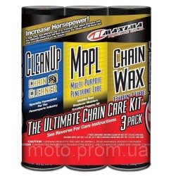 Комплект Maxima Chain Wax Ultimate Chain Care Combo Kit [3-Pack] Universal lube