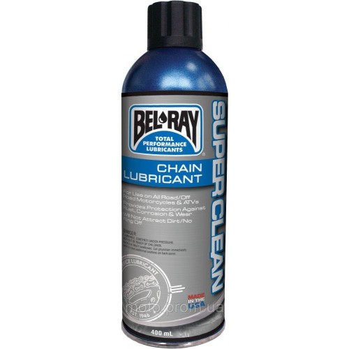 Мастило ланцюга Bel-Ray Super Clean Chain Lube [400мл] Wet lube