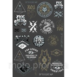 Лист наліпок FOX CASCADIA STICKER KIT [Miscellaneous]
