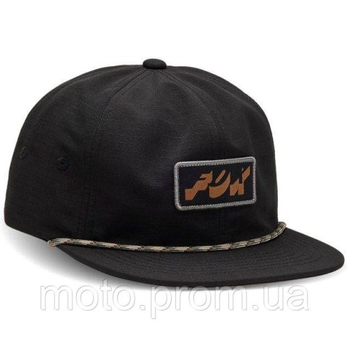 Кепка FOX ELEVATED ADJUSTABLE HAT [Black] One Size