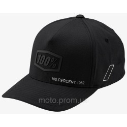 Кепка Ride 100% SHADOW Flexit Hat [Black] L/XL