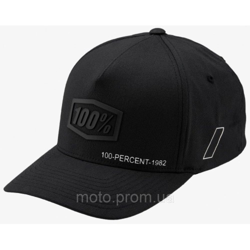 Кепка Ride 100% SHADOW Flexit Hat [Black] L/XL
