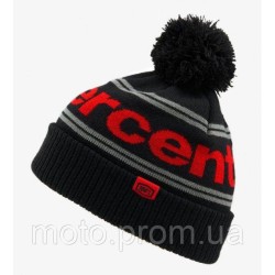 Шапка Ride 100% RISE Cuff Beanie Pom [Red] One Size