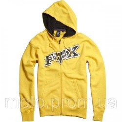 Толстовка FOX Up Against Zip Hoodie [Yellow] M