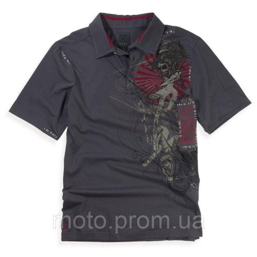 Поло FOX Inked Polo [Charcoal] S