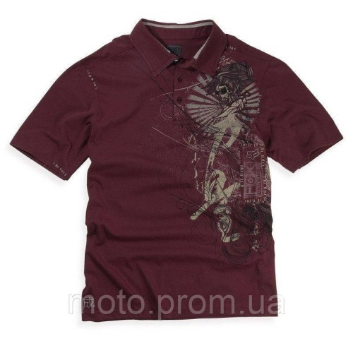 Поло FOX Inked Polo [Pomegranate] M