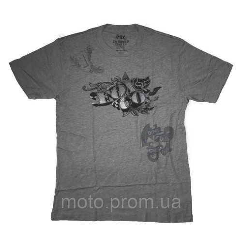 Футболка FOX Counterfeit Heathered Tee [Grey] M