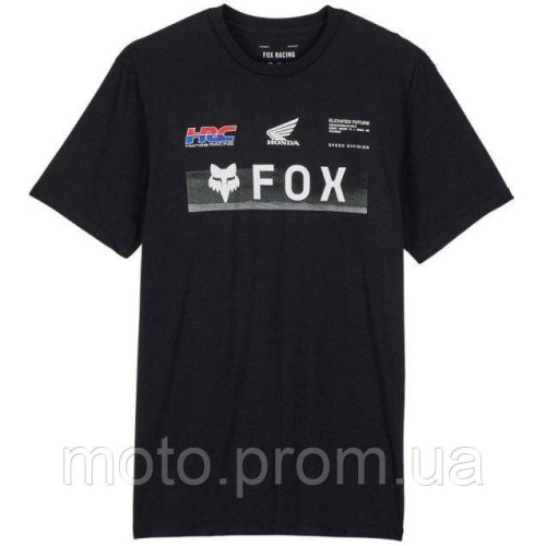 Футболка FOX X HONDA PREMIUM TEE [Black] XL