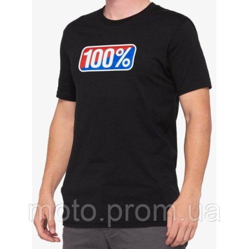 Футболка Ride 100% CLASSIC Tee [Black] M