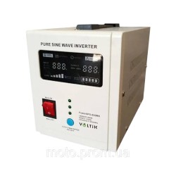 Джерело безперебійного живлення 12-220V Voltik 1000W/800VA Джерело безперебійного живлення 12-220V Voltik 1000W/800VA