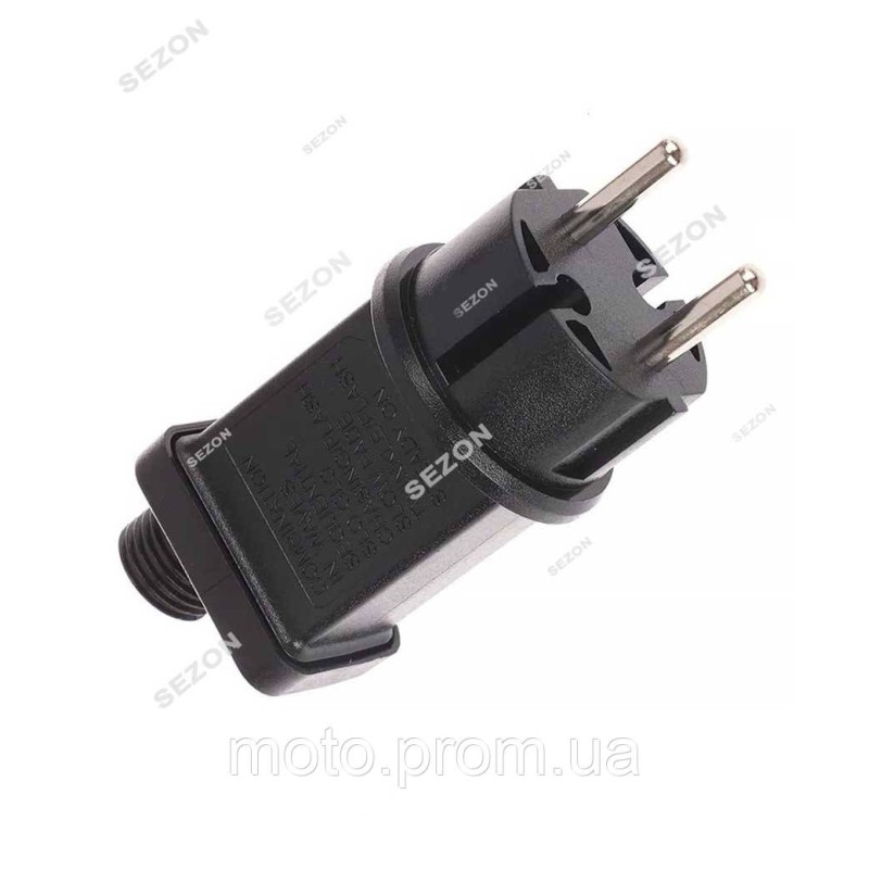 Блок живлення 220V-12V для гірлянди роса, 8 режимів+ ДК
