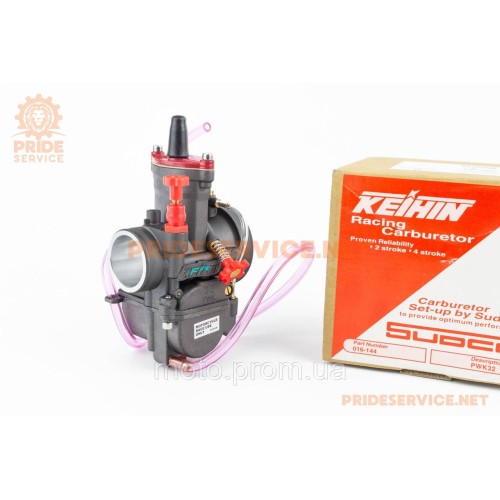 Карбюратор SPORT PWK 32 (d=32mm) з хутро. заслінкою, (якісний)