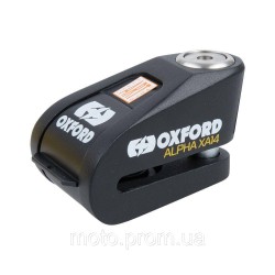 Замок Oxford Alpha XA14 Alarm Disc Lock Black/Black Замок Oxford Alpha XA14 Alarm Disc Lock Black/Black