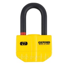 Замок Oxford Boss Alarm 14mm Disc Lock Yellow Замок Oxford Boss Alarm 14mm Disc Lock Yellow