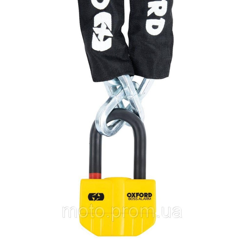 Трос Oxford Boss Alarm 14mm Chain Lock (2.0 м)