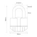 Трос Oxford Boss Alarm 16mm Chain Lock (1.5 м)