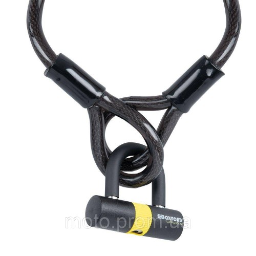 Трос Oxford Loop Lock15 Cable Lock+Mini Shackle 15mm x 2.0m