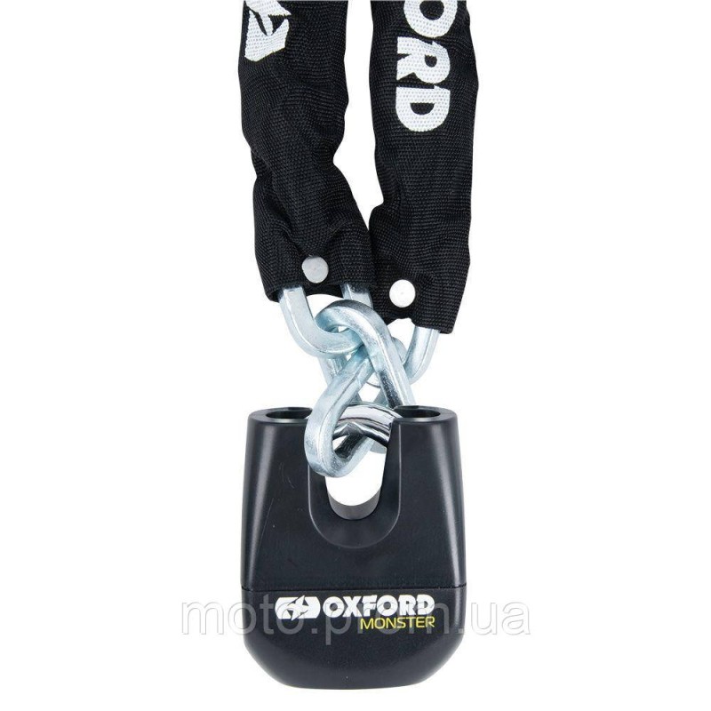Трос Oxford Monster 12mm Square Chain & Padlock (1.5 м)