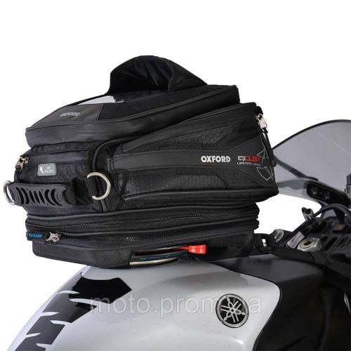 Мото сумка на бак швидкозйомна Oxford Q15R QR Tank Bag - Black