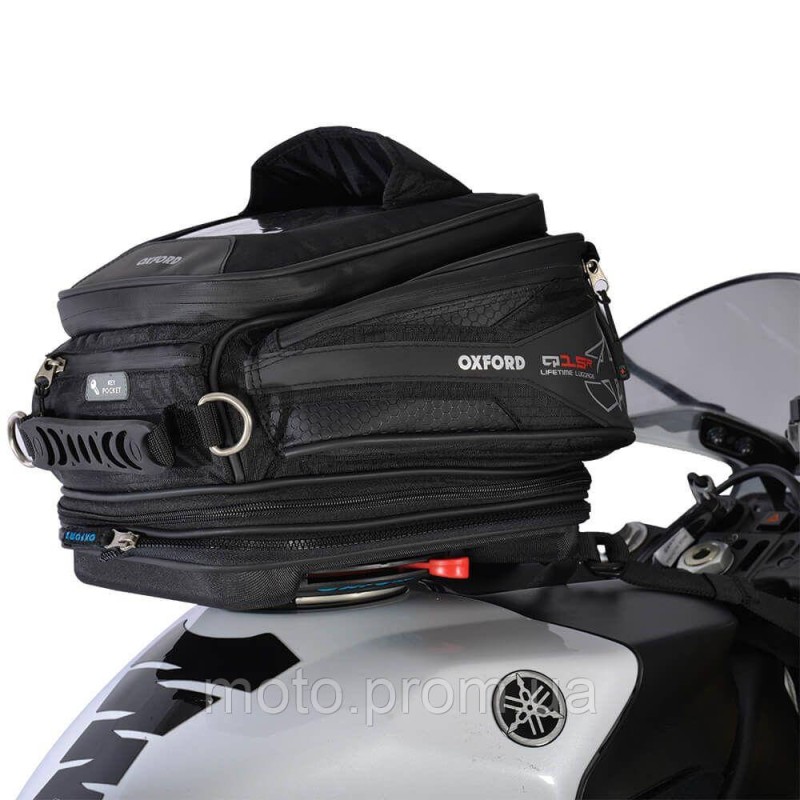 Мото сумка на бак швидкозйомна Oxford Q15R QR Tank Bag - Black
