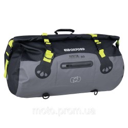 Мото сумка Oxford Aqua T-30 Roll Bag Black/Grey/Fluo Мото сумка Oxford Aqua T-30 Roll Bag Black/Grey/Fluo