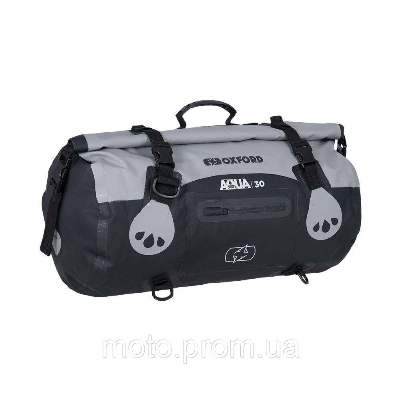 Мото сумка Oxford Aqua T-30 Roll Bag Grey/Black