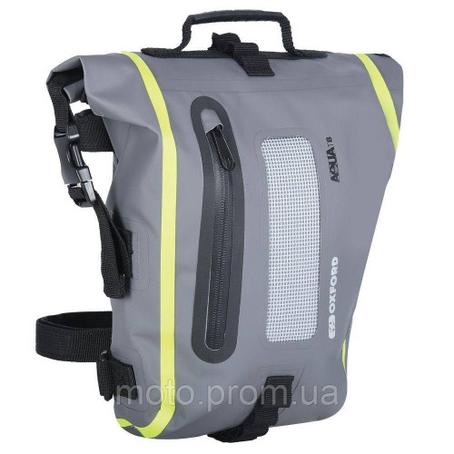 Мото сумка Oxford Aqua T8 Tail Bag - Black/Grey/Fluo