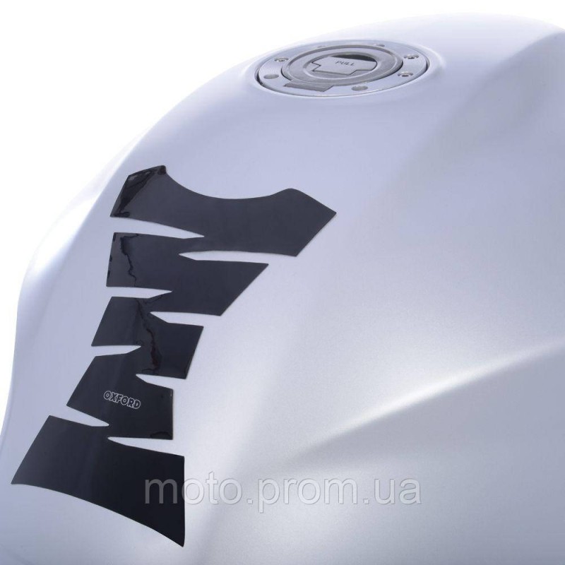 Наліпка на бак Oxford Jagged Tank Pad - Black