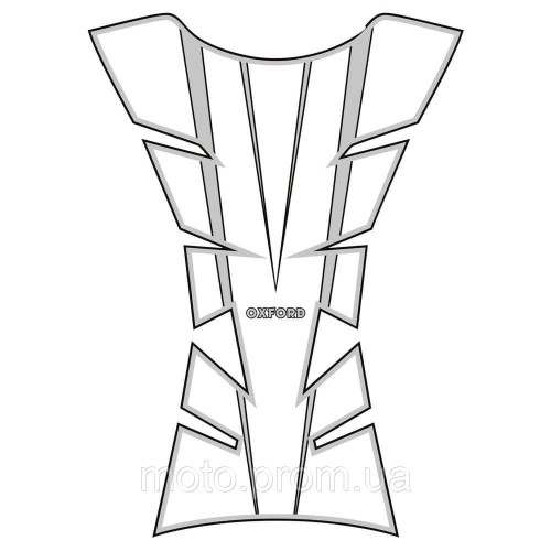 Наліпка на бак Oxford Sheer Arrow Tank Pad - Silver