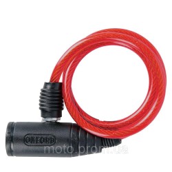 Трос протиугінний Oxford Bumper Cable Lock Red 6mm x 600mm Трос протиугінний Oxford Bumper Cable Lock Red 6mm x 600mm