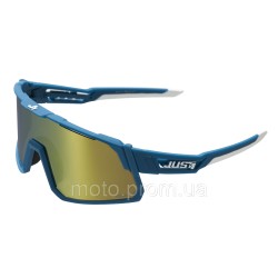 Окуляри Just1 Sniper Blue/white With Gold Mirror Lens Окуляри Just1 Sniper Blue/white With Gold Mirror Lens