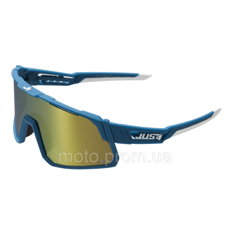 Окуляри Just1 Sniper Blue/white With Gold Mirror Lens