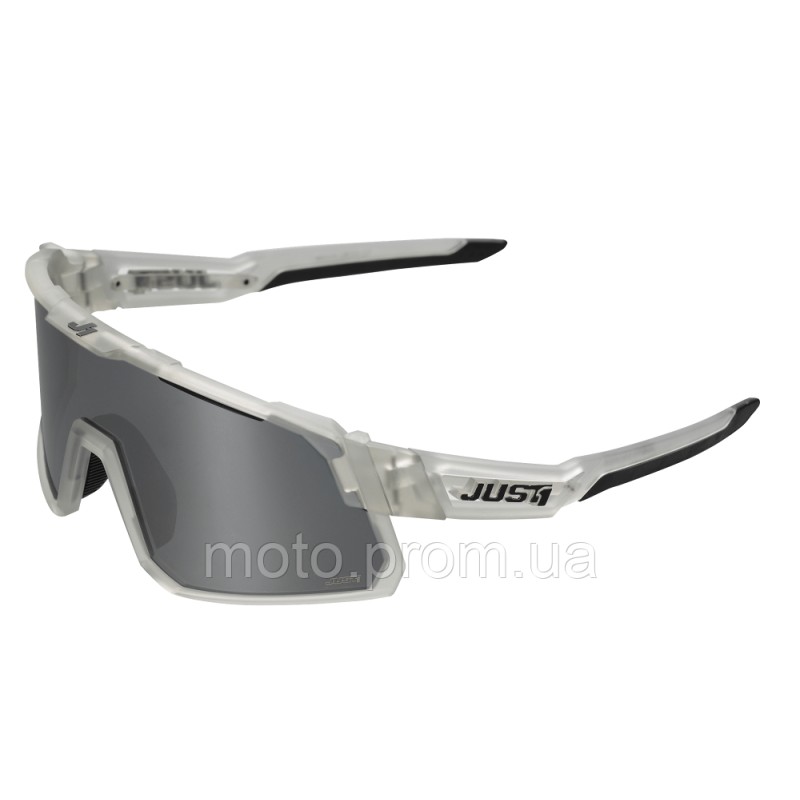 Окуляри Just1 Sniper Clear Grey/black With Silver Mirror Lens