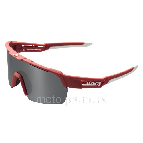 Окуляри Just1 Sniper Urban Dark Red-white With Silver Mirror Lens