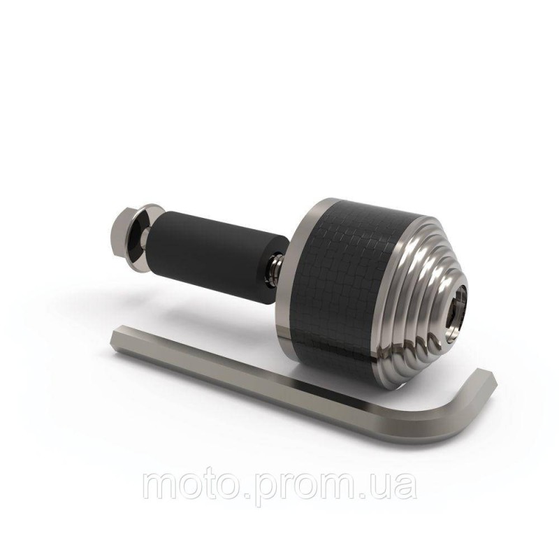 Грузик для керма Oxford CarbEnds 2 - Silver