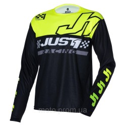 Джерсі Just1 Jersey J-command Competition Black Yellow Fluo (S)